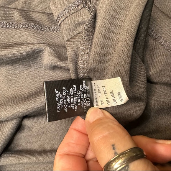 Torrid Metal Grey Liquid Shine Midi Skirt Sz 22 (Torrid 3) - Picture 9 of 11